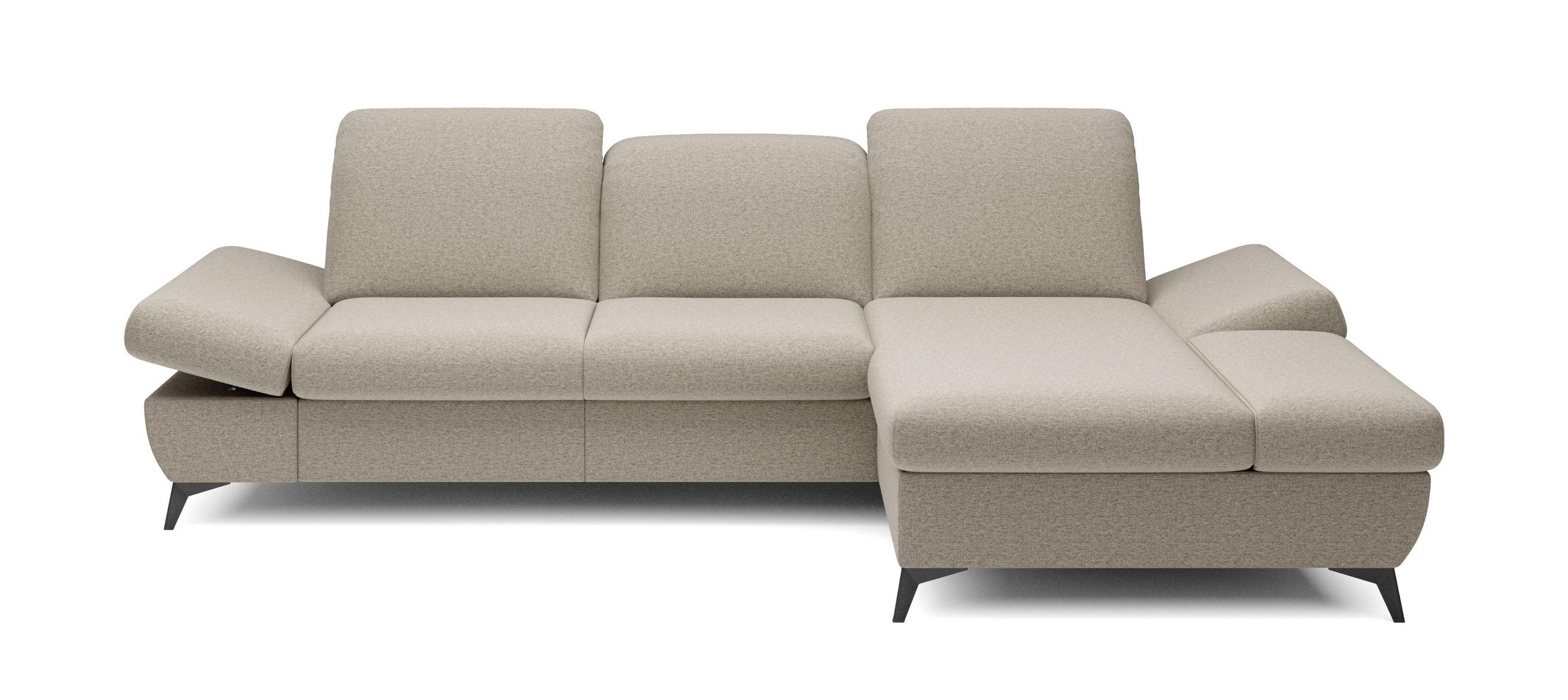 Masseno Ecksofa Beige 284x166 cm