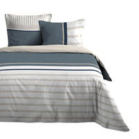 BETTWÄSCHE-SET Baumwolle Nutica 240/220 cm - Multicolor, Naturmaterialien (220/240cm)
