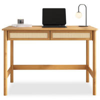 SCHREIBTISCH RODRIGO Eiche - Eichefarben, Holz (110/54/76cm) - IDIMEX