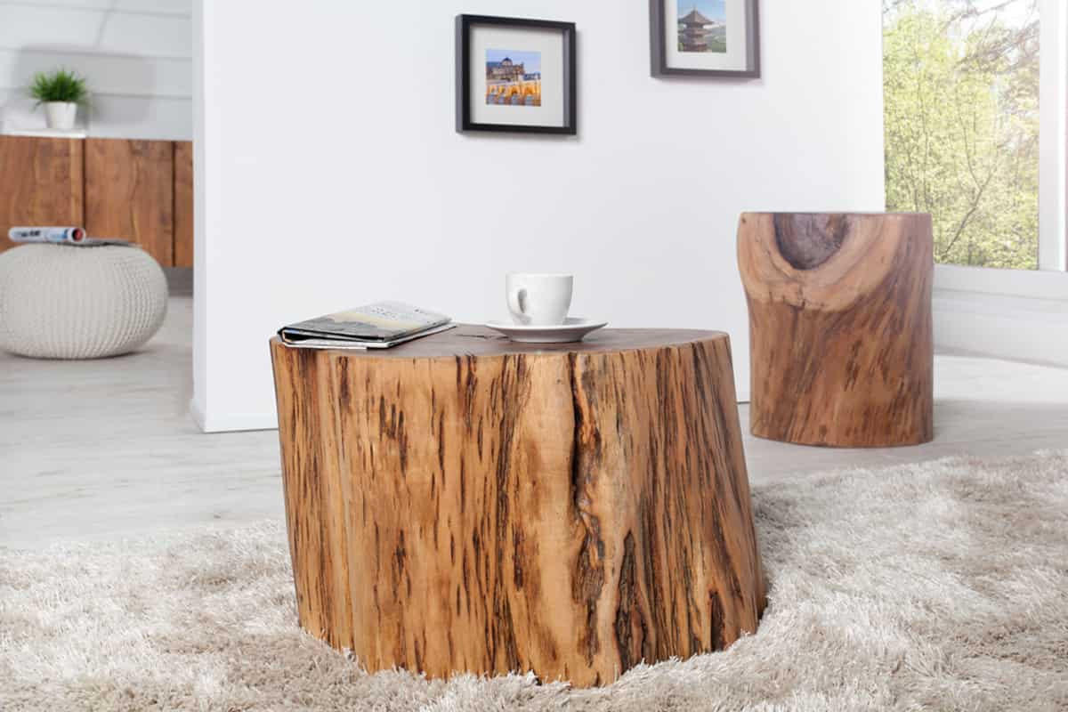 COUCHTISCH GOA Akazie 50cm - Braun, Holz (45/50/30cm) - riess-ambiente