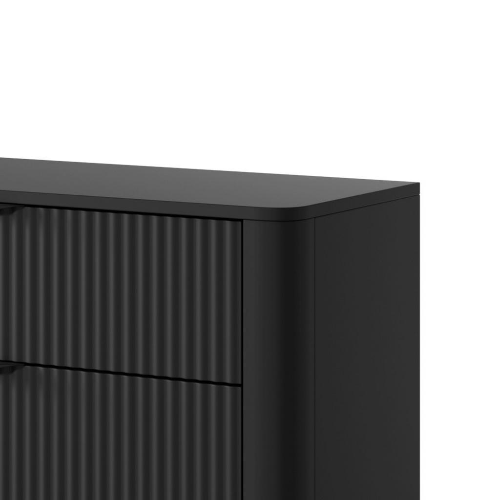 Thumbnail - Feldmann-Wohnen Schubladenkommode, Schwarz, Holz, 6 Schubladen, Rechteckig, 163x81x38 cm, Wohnzimmer, Kommoden & Sideboa...