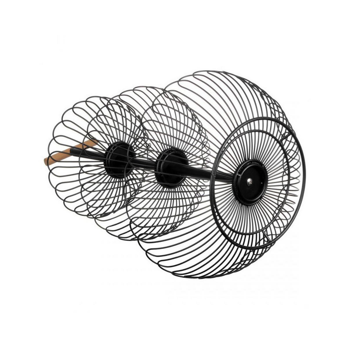 OBSTKORB Schwarz 33/33/56.5 cm 55878 - Schwarz, Metall (33/56.5cm) - Brunbeste