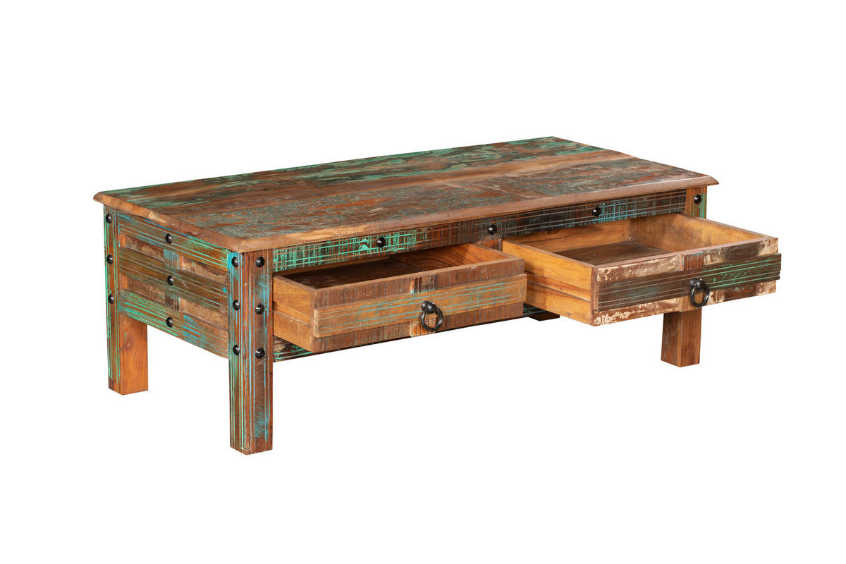 COUCHTISCH Odin Mangoholz Braun 40x55x115cm - Braun, Holz (115/55/40cm) - DELUKE