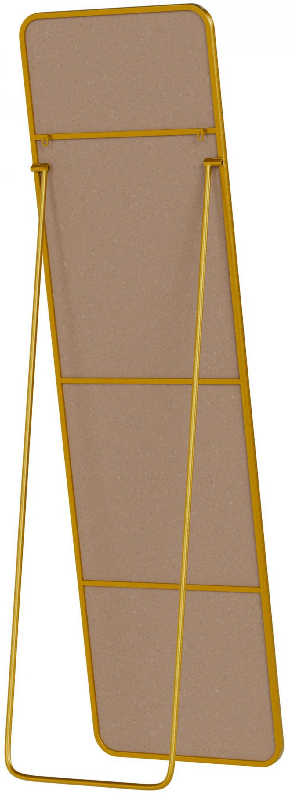 STANDSPIEGEL eckig 40/3/140 cm Glas Gold Glanz - Goldfarben, Glas (40/140/3cm) - CLP