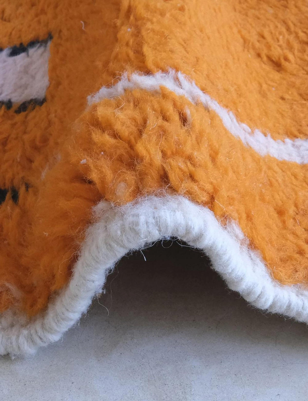 BERBERTEPPICH aus reiner Wolle 245x 285 cm - Orange, Naturmaterialien (245/285cm) - AFK Living