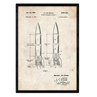 POSTER Missile Patent A3 Rahmenlos - Klar, Papier (29.7/5/42cm) - Nacnic
