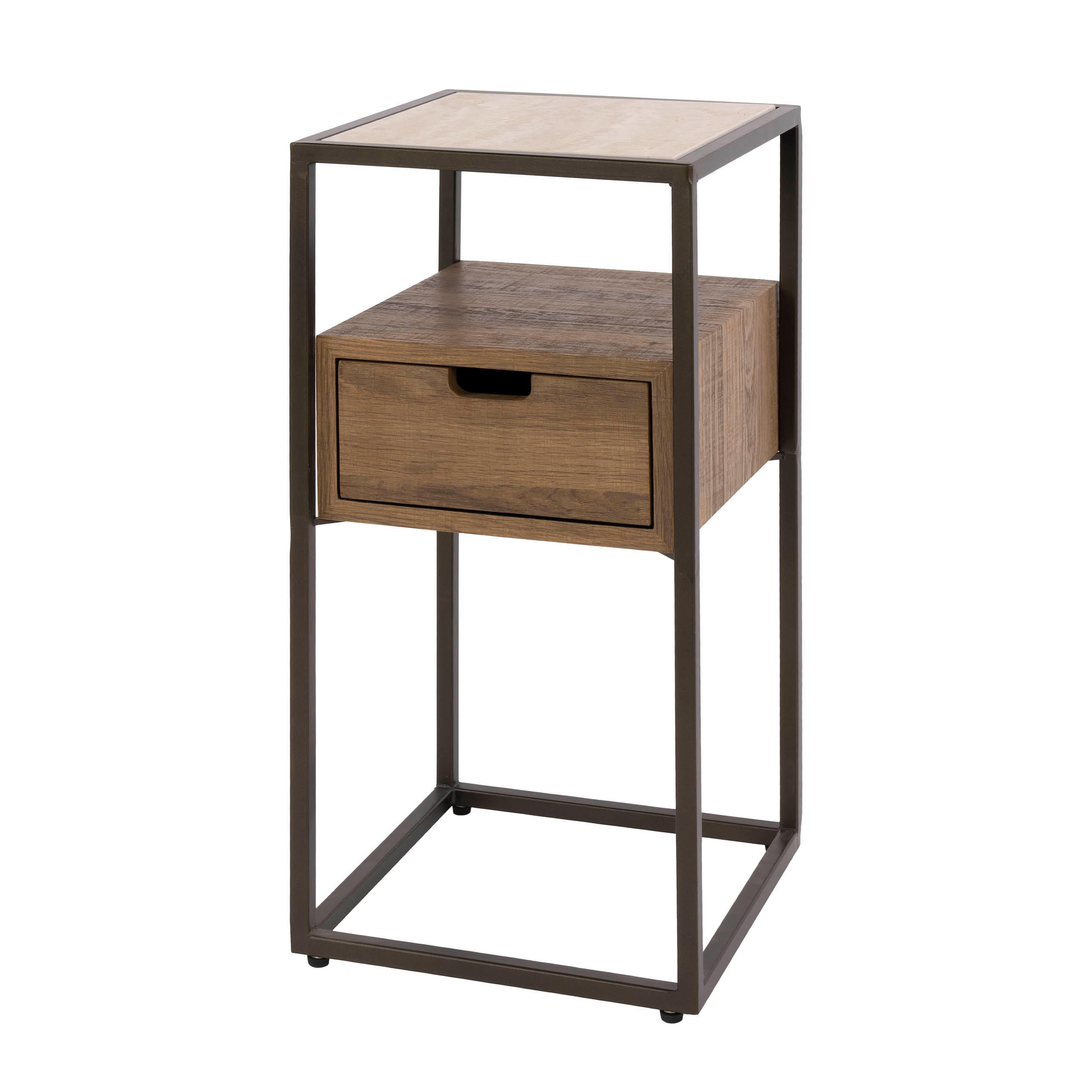 NACHTTISCH XS Braun 36/64/32 cm - Braun, Keramik (64/32/36cm) - Hoyz Collection