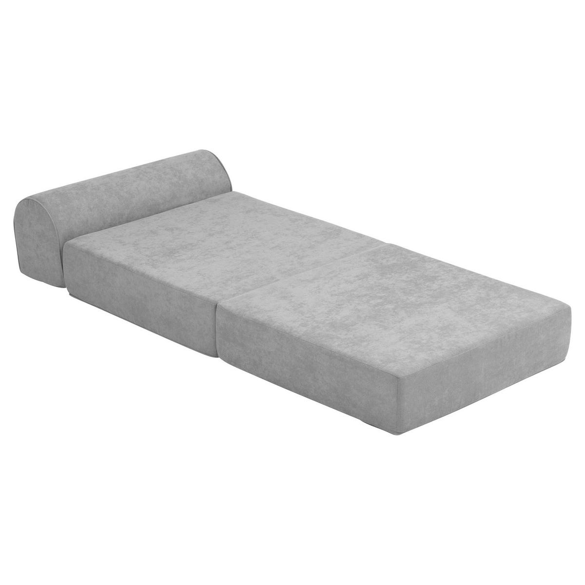 FALTSESSEL Katusha Flachgewebe hellgrau - Hellgrau, Kunststoff (80/71/80cm) - 58aufmkessel