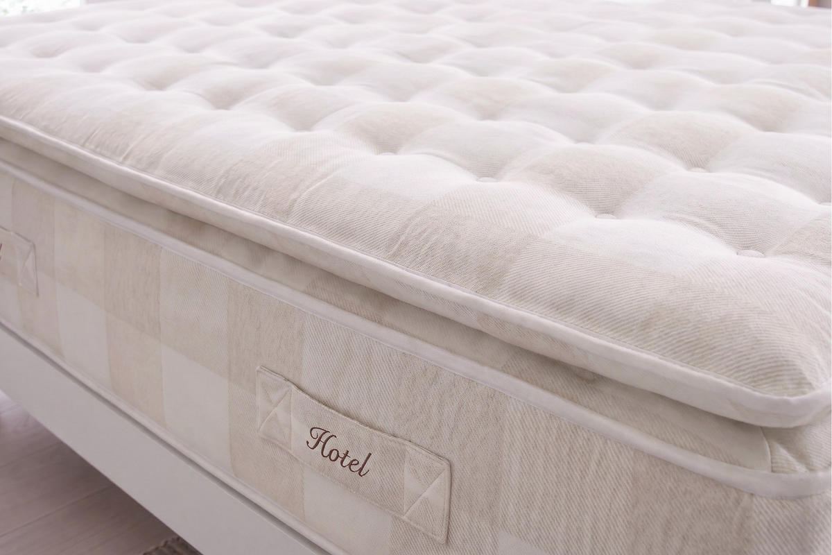 MATRATZE Grand Spring Hotel - 135X190 cm- Härtegrad H3/H4 - Beige, Textil (135/190cm) - Moonia