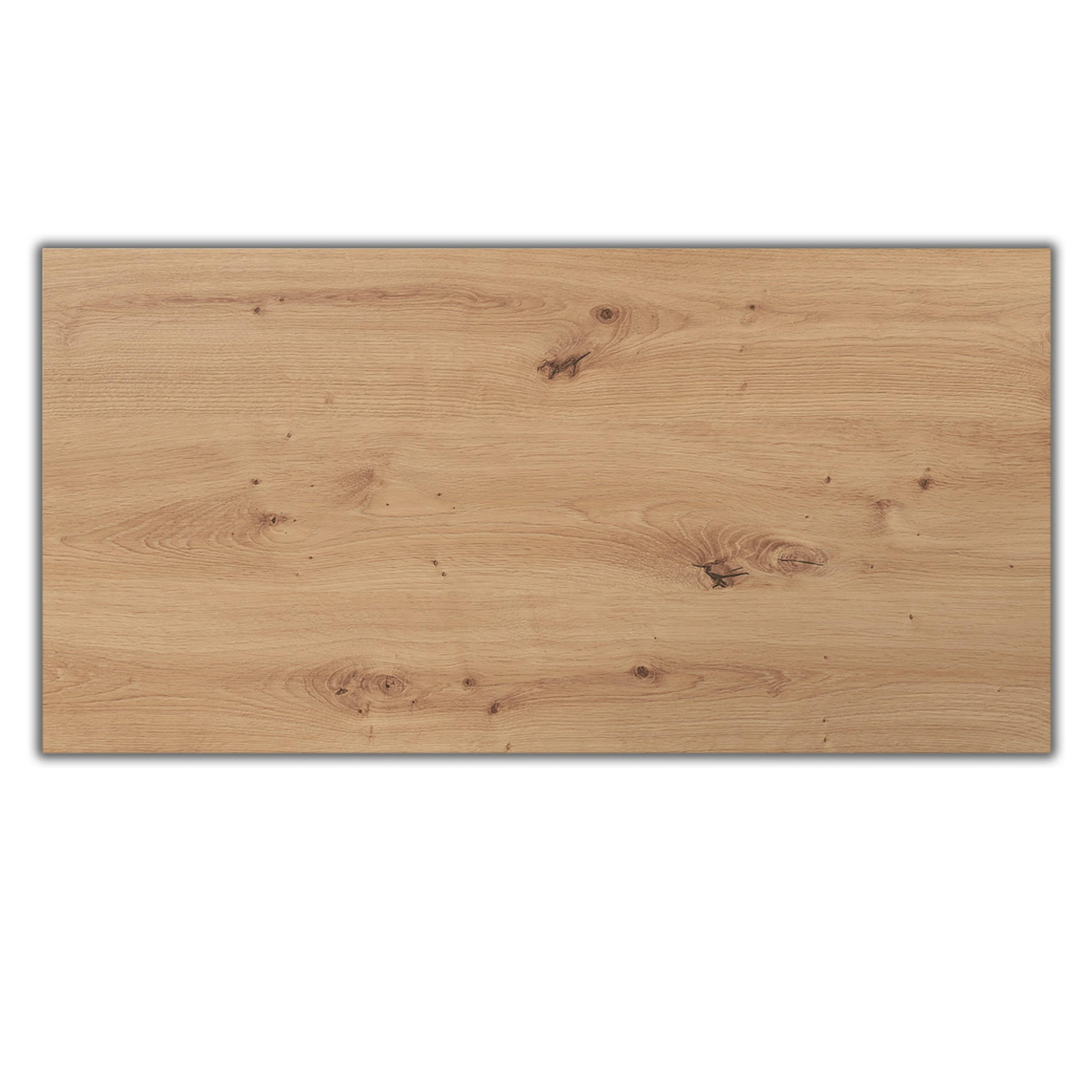 SCHREIBTISCHPLATTE 100/200/2,5 cm in Wildeiche - Wildeiche, Holzwerkstoff (100/200/2.5cm) - bümö