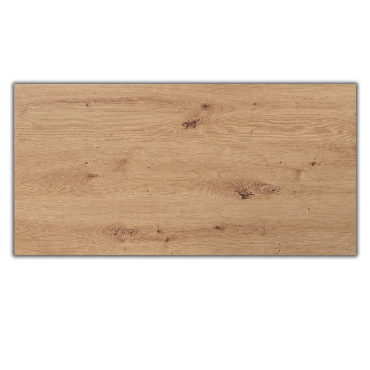 SCHREIBTISCHPLATTE 100/200/2,5 cm in Wildeiche - Wildeiche, Holzwerkstoff (100/200/2.5cm) - bümö