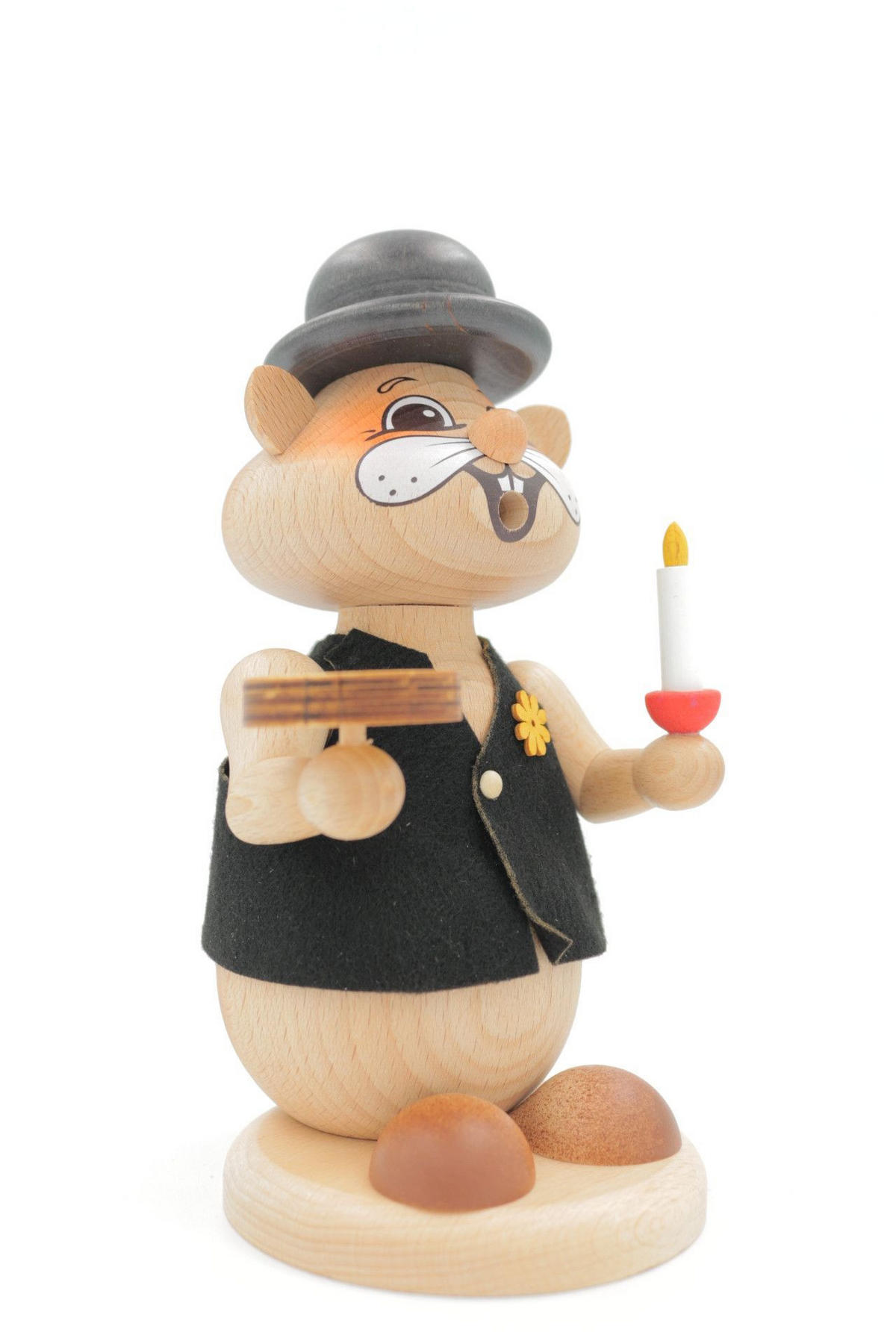 RAUCHFIGUR Hamster Gratulant 18 cm - Multicolor, Metall (12/18/0.1cm)
