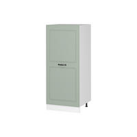 VYSOKÁ SKRIŇA R-Line, Mint vidiecky dom/biely, 60 cm - biela/mätovozelená, kompozitné drevo (60/143/57cm) - Vicco
