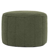 POUF aus Boucle Milano - Olivgrün, Textil (55/35/55cm) - icon