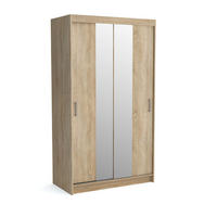 SCHWEBETÜRENSCHRANK NICOLA 120/215/60 cm 2-türig Sonoma Eiche - Sonoma Eiche, Holzwerkstoff (120/215/60cm) - MASSENO