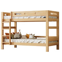 ETAGENBETT 90/200 cm Natur Kiefernholz mit Trennungsmöglichkeit - Naturfarben, Holz (90/200cm) - OKWISH