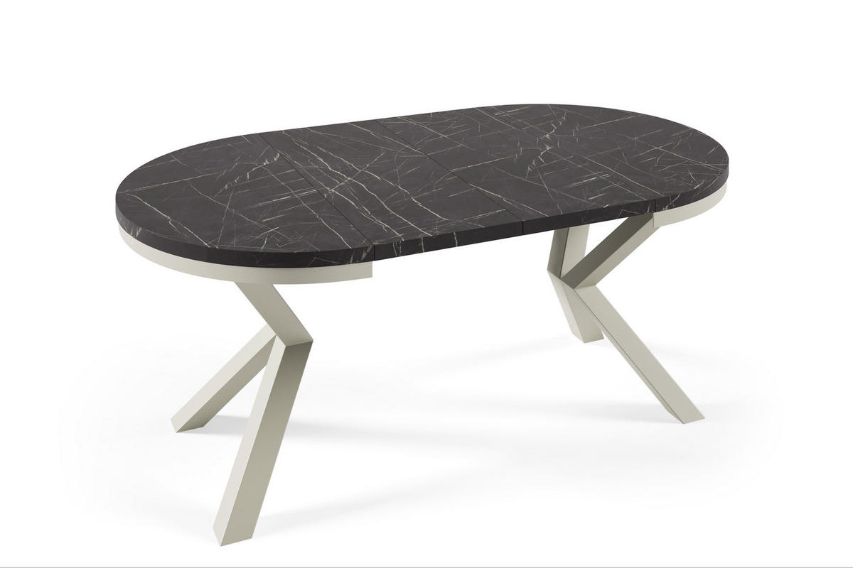 ESSTISCHE NORVIX - Schwarz, Holzwerkstoff (100/100/76cm) - Meblini