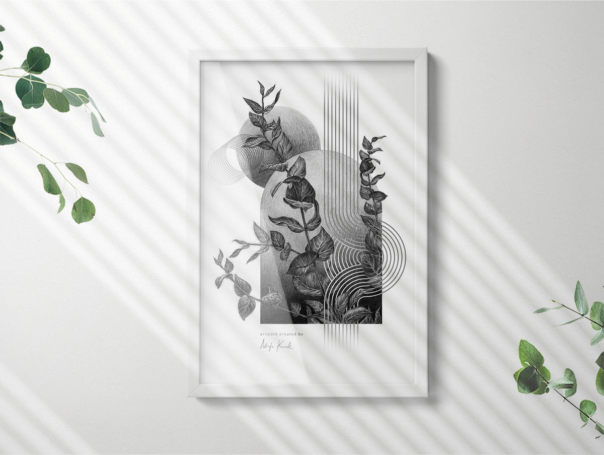 BILDERRAHMEN - Weiß, Kunststoff (40/60/1.5cm) - Wallfluent