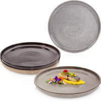 SPEISETELLER SET KAIRO - 4 teilig aus Steingut - Multicolor, Keramik (34.6cm) - Sänger