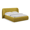 POLSTERBETT mit Bettkasten und Lattenrost 190x215 Gelb - Currygelb/Gelb, Kunststoff/Textil (140/200cm) - Makamii