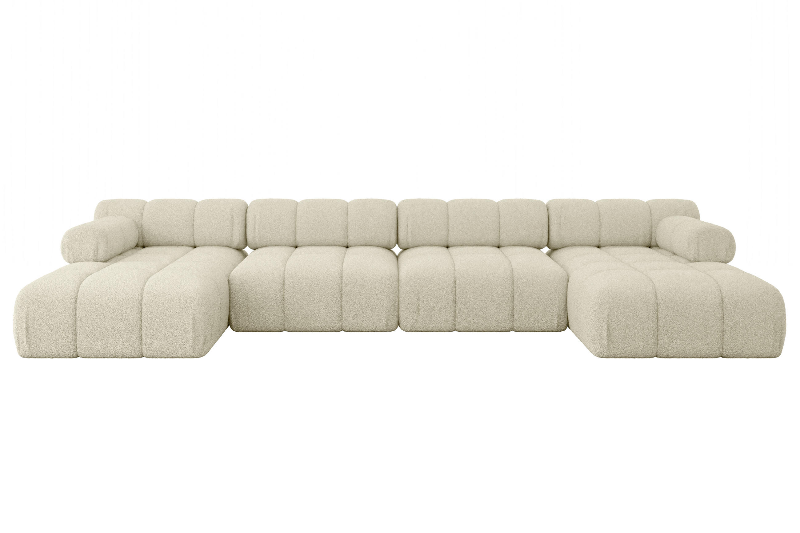 Altdecor Wohnlandschaft Beige 380x70x160 cm