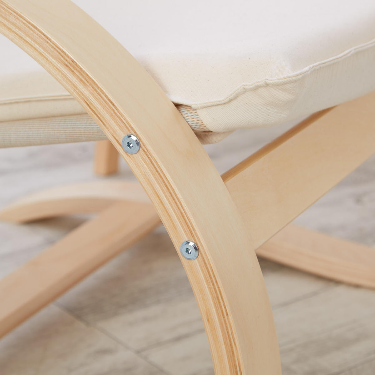 RELAXSESSEL Stoffbezug Beige - Beige, Textil (66/93/61cm) - Homestyle4u