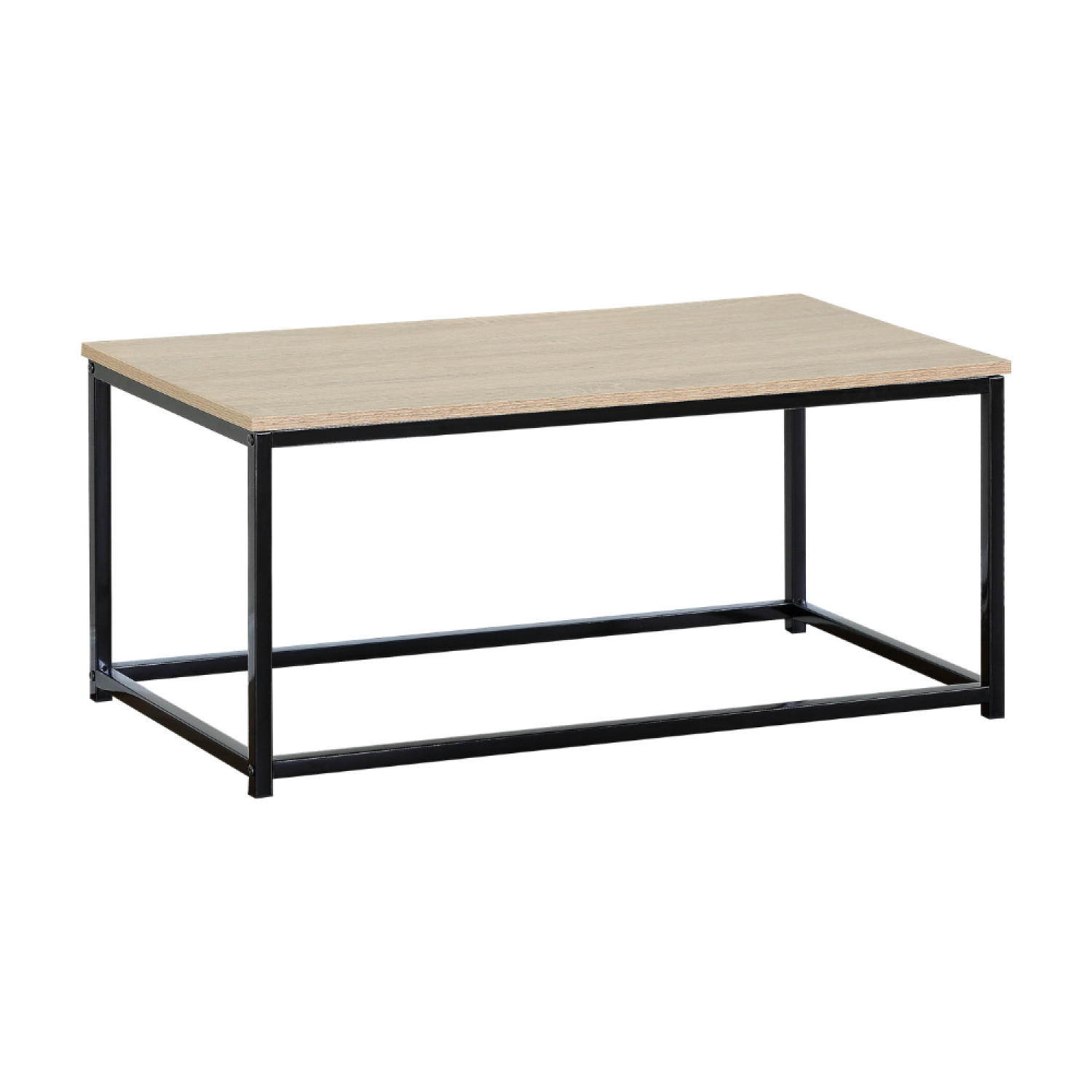 COUCHTISCH Tivi in Eiche Rechteckig 90 x 48 cm - Braun, Holzwerkstoff (90/48/40cm) - Concept Usine