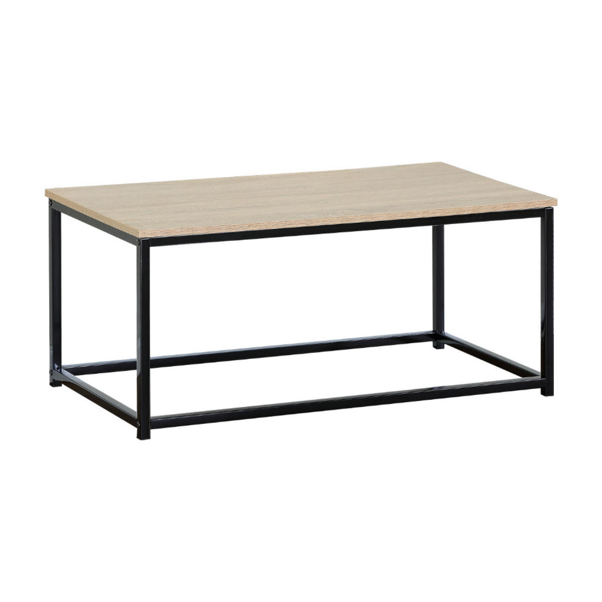 COUCHTISCH Tivi in Eiche Rechteckig 90 x 48 cm - Braun, Holzwerkstoff (90/48/40cm) - Concept Usine