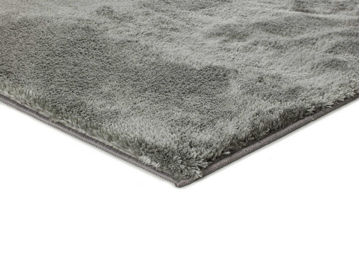 HOCHFLORTEPPICH Anthrazit Roma 80/150 cm - Anthrazit, Kunststoff/Textil (80/150cm) - Atticgo