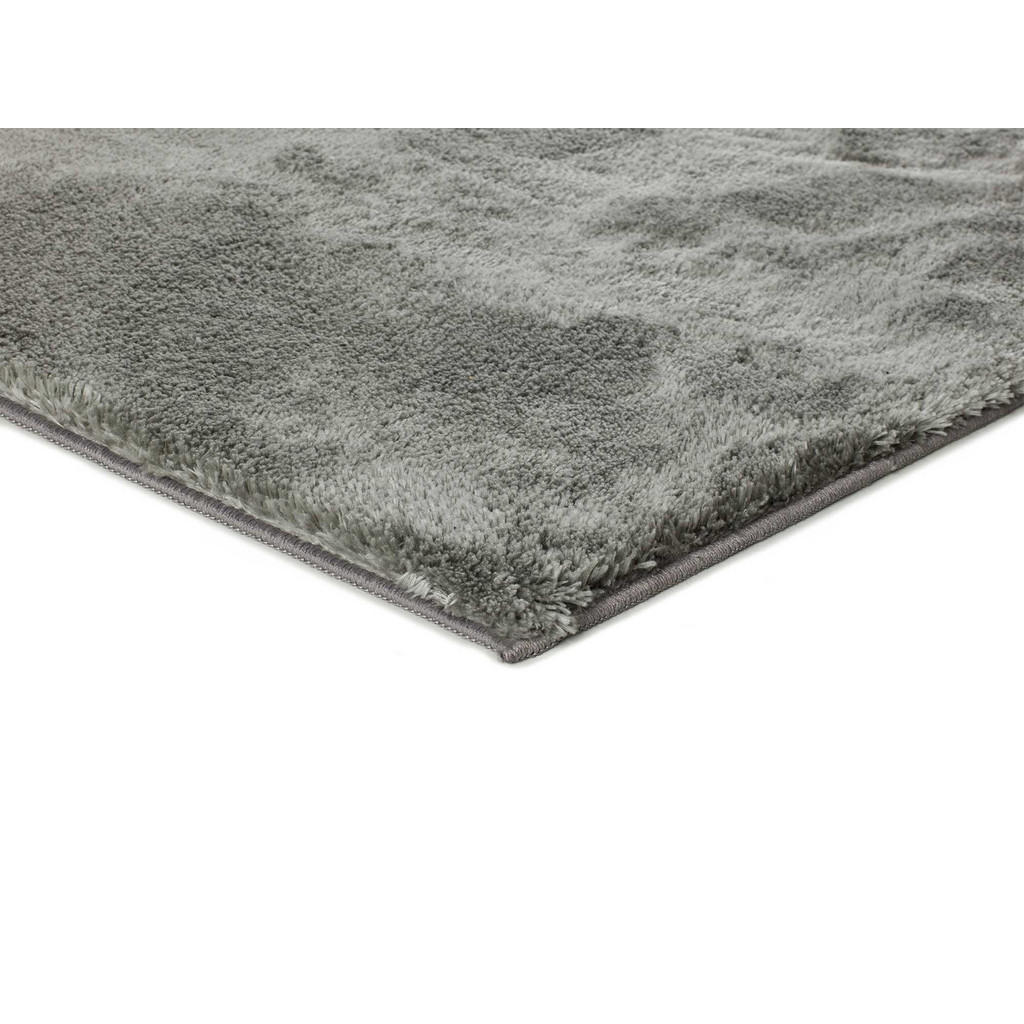 Thumbnail - Atticgo Hochflorteppich, Anthrazit, Textil, Uni, Rechteckig, 160x230 cm, Oeko-Tex® Standard 100, für Fußbodenheizung gee...