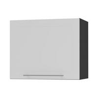 KLAPPHÄNGESCHRANK Kvantum W8/60 Weiß Matt / Schwarz Matt 60 / 32,5 / 50cm - Schwarz/Weiß, Holz/Holzwerkstoff (60/50/32.5cm) - Feldmann-Wohnen