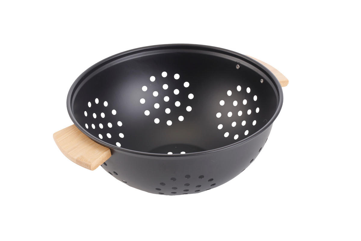 SIEB Modern Kitchen Schwarz 24/29/10 cm Metall - Schwarz, Metall (29cm) - Mondex