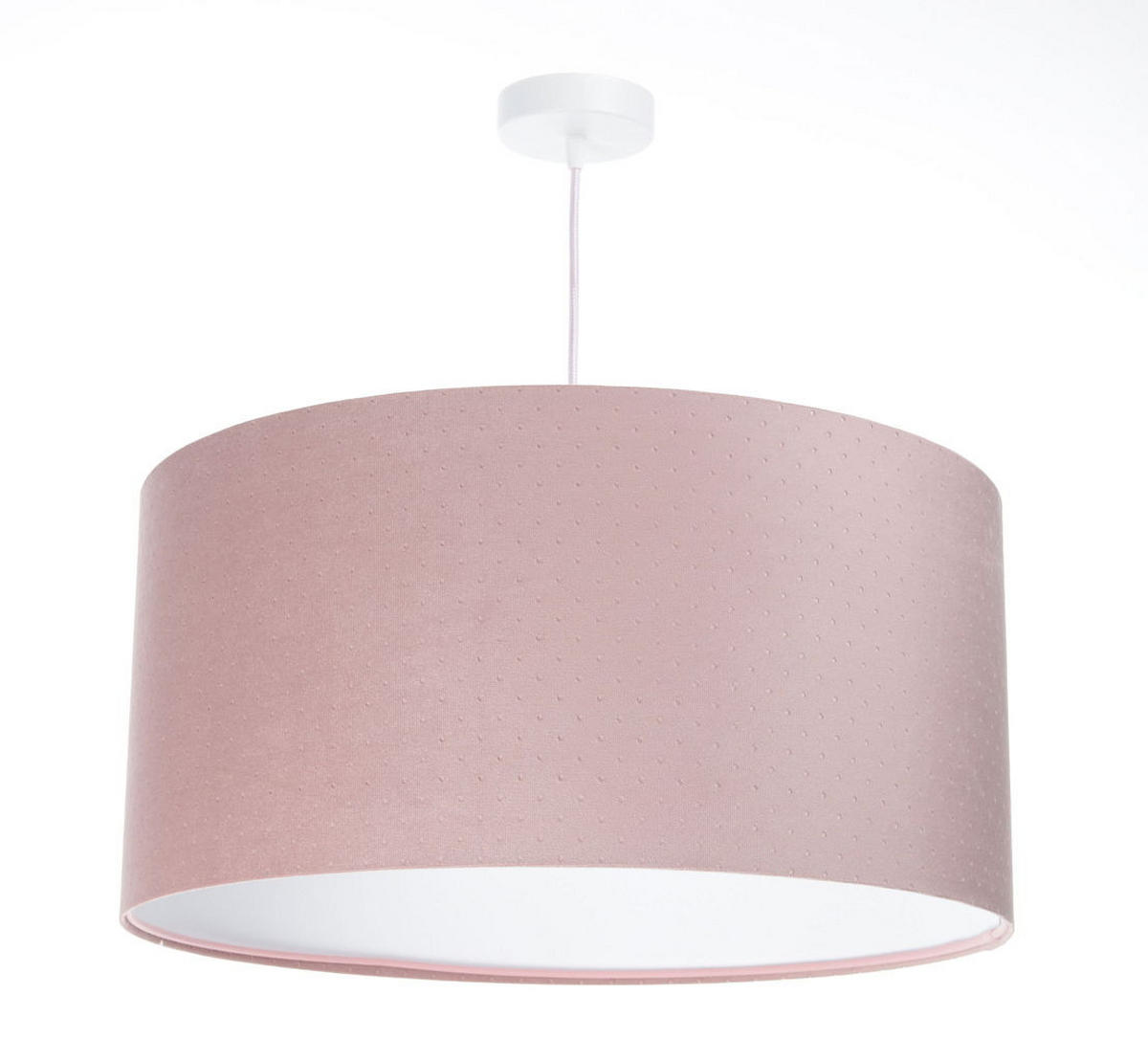HÄNGELEUCHTE Rosa 30/20 cm - Pink/Weiß, Kunststoff (30/0.6/20cm) - ONZENO
