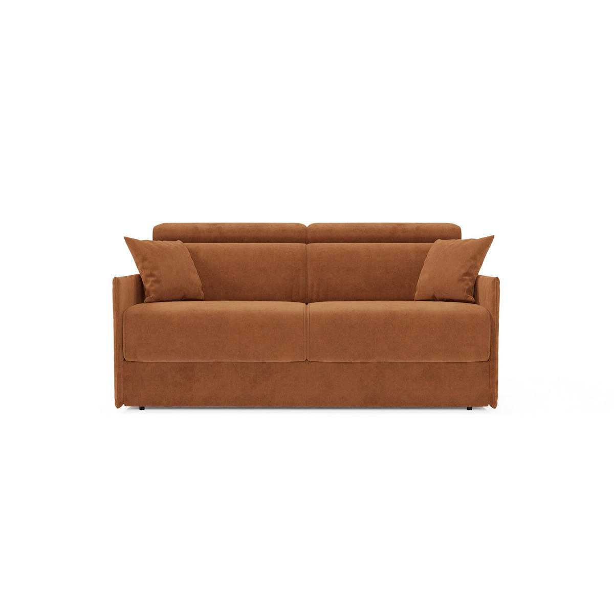 LINEARSOFA Miryam - Rostfarben, Metall (149/83/98cm) - Divani.store