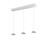 LED-HÄNGELEUCHTE Santa Air 3-flammig Weiß - Weiß, Metall (11/11/3.2cm) - s.luce