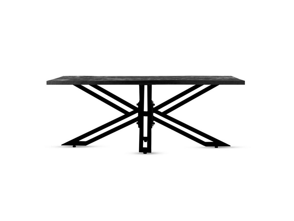 COUCHTISCH Yana Mangoholz Schwarz Schwarz - Schwarz, Holz (60/120/45cm)