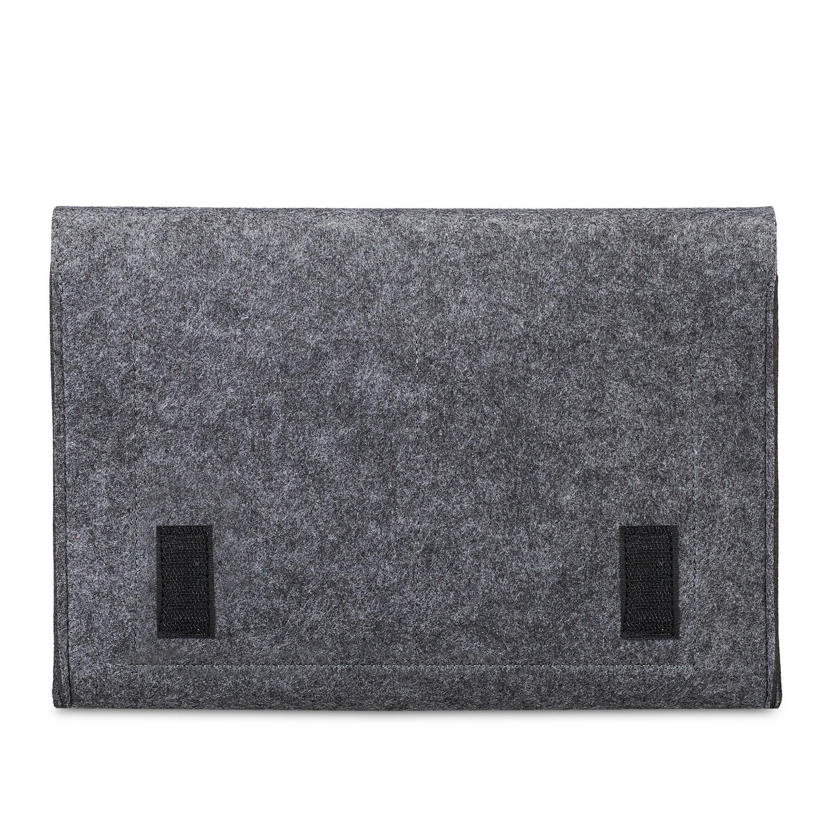 BETTTASCHE - Anthrazit, Textil - Relaxdays