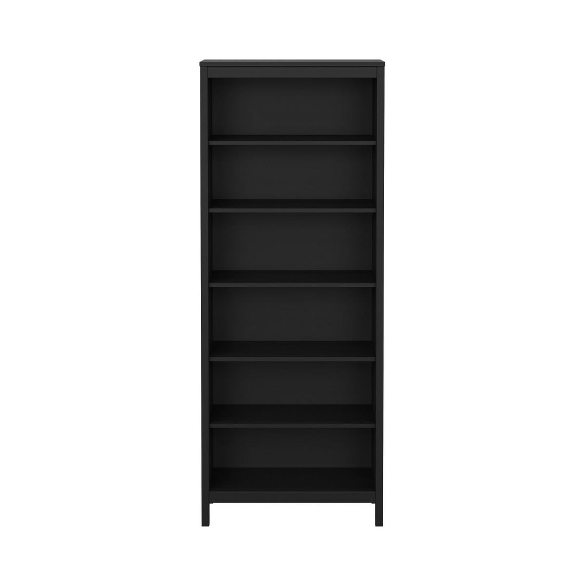REGAL, Madrid, Schwarz, Holzwerkstoff, 78 x 33 x 199 cm - Schwarz, Holzwerkstoff (78/199/33cm) - ebuy24