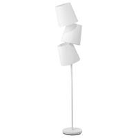 STEHLAMPE Rio Grande 24/24/164 cm - Weiß, Metall (24/24/164cm) - Beliani