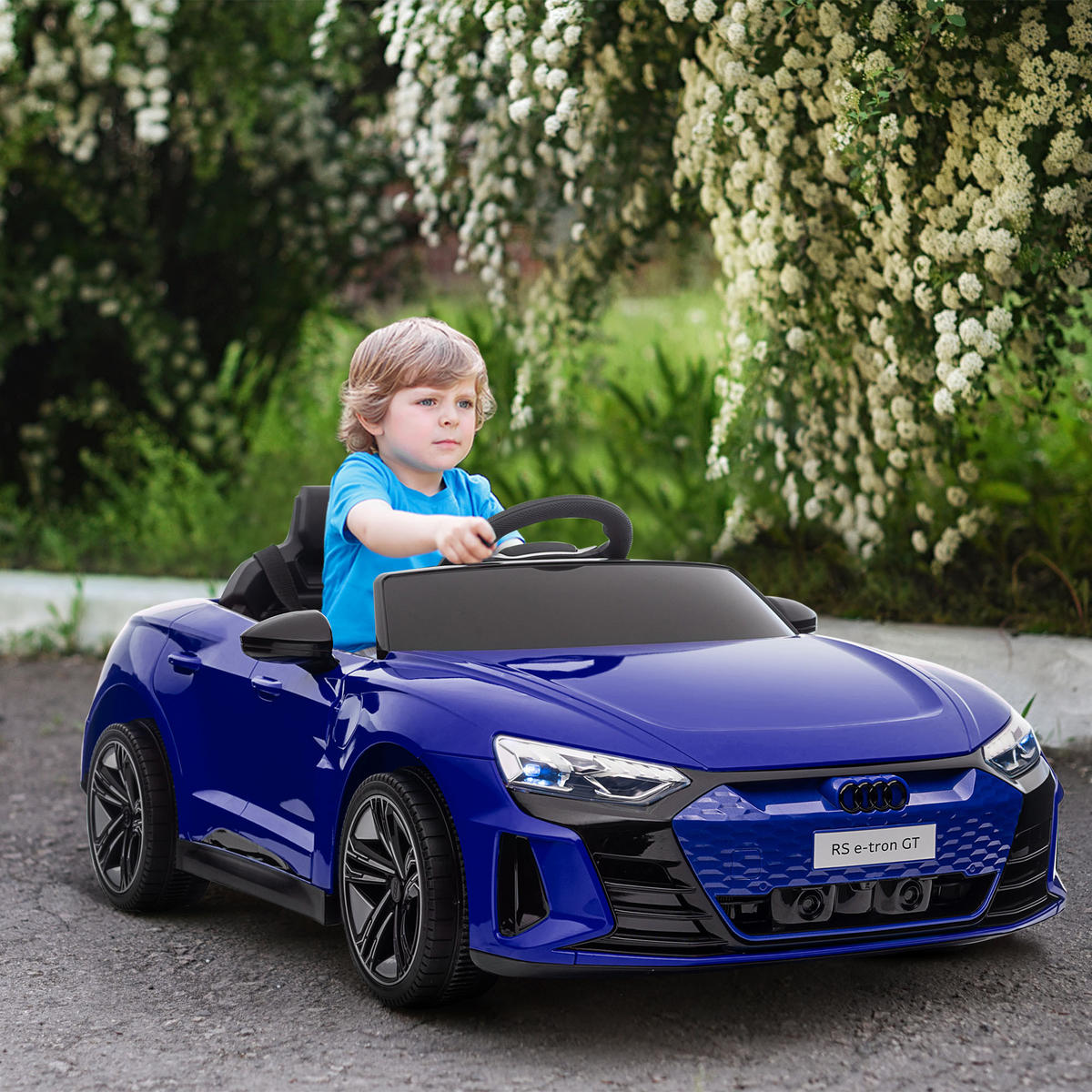 ELEKTRO-KINDERAUTO DE-13054 Fernbedienung Blau - Blau, Kunststoff (103/58/41cm) - ComfortXL