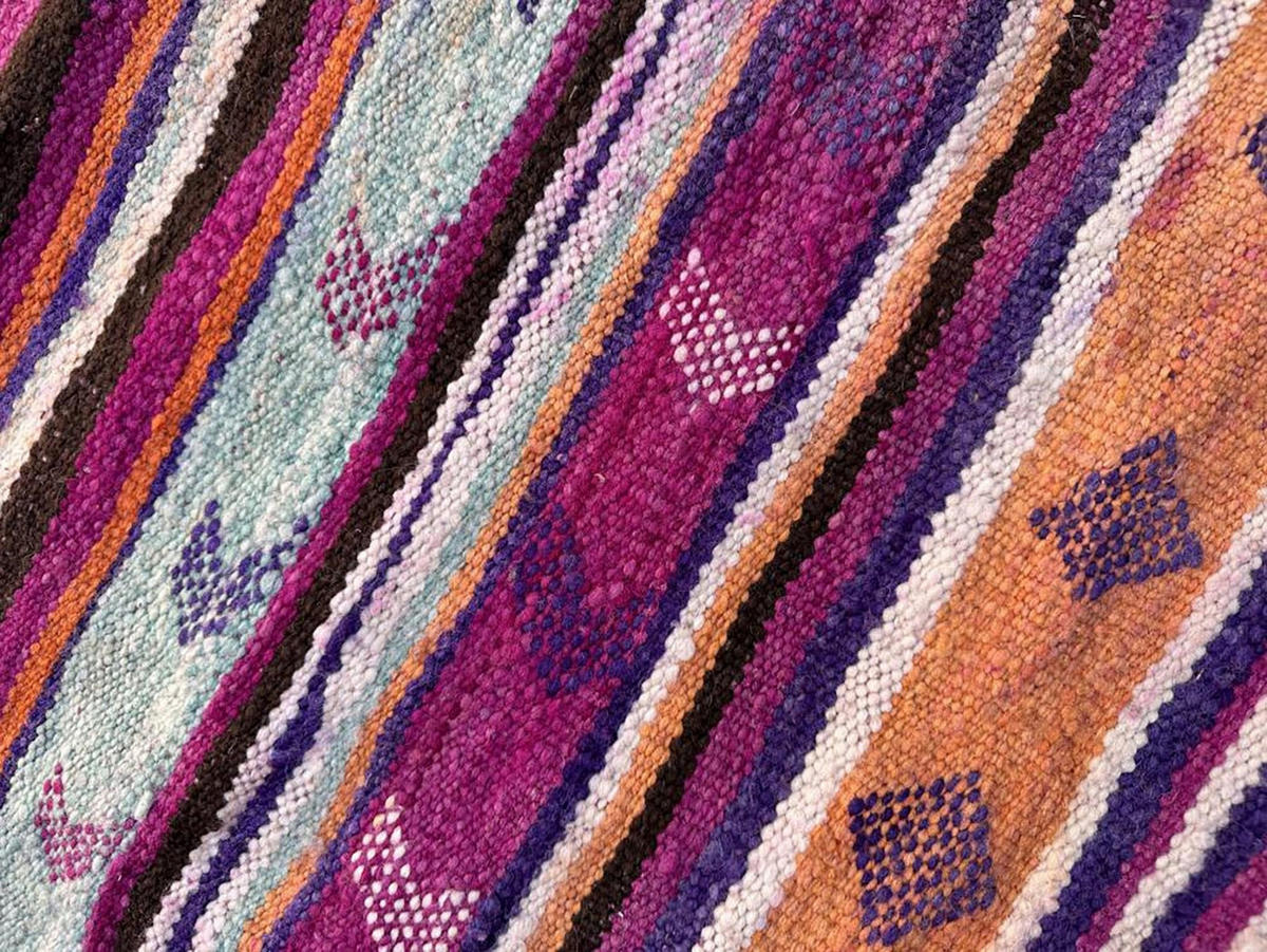 BERBERTEPPICH aus reiner Wolle 192x 342 cm - Multicolor, Naturmaterialien (192/342cm) - AFK Living