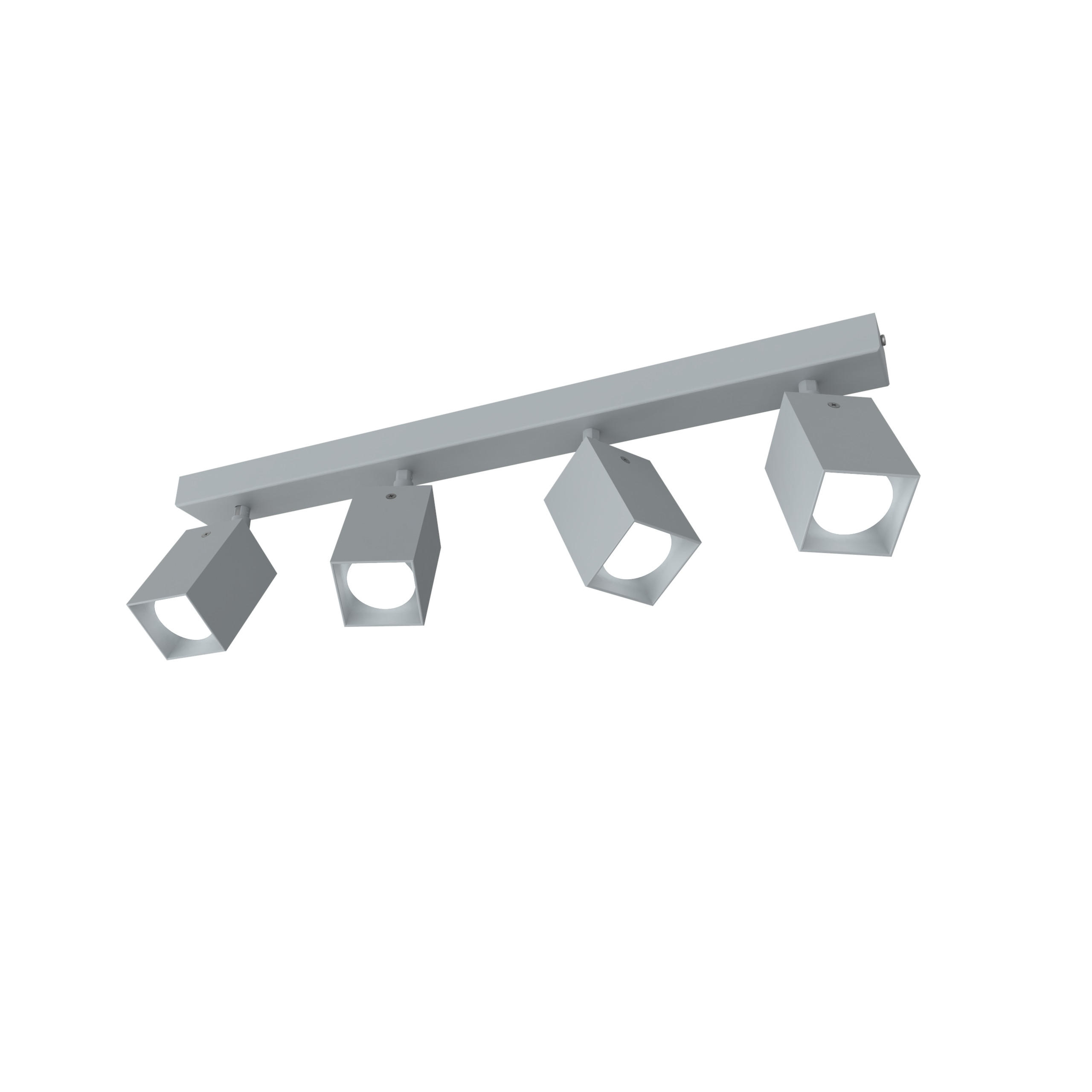Lumicom Deckenleuchte Grau 60x18x6 cm