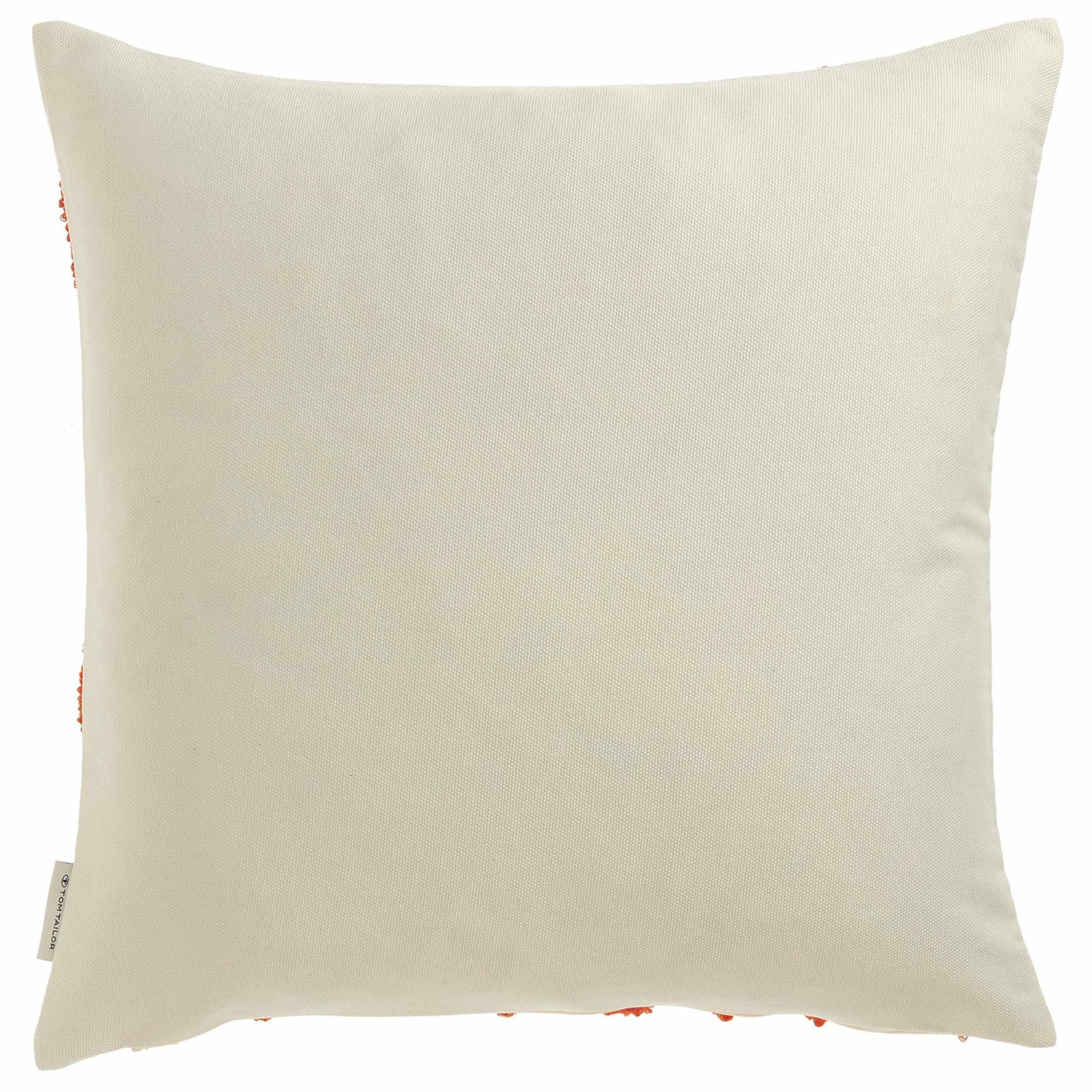 ZIERKISSENHÜLLE WAVY - Orange, Textil (45/45cm) - Tom Tailor