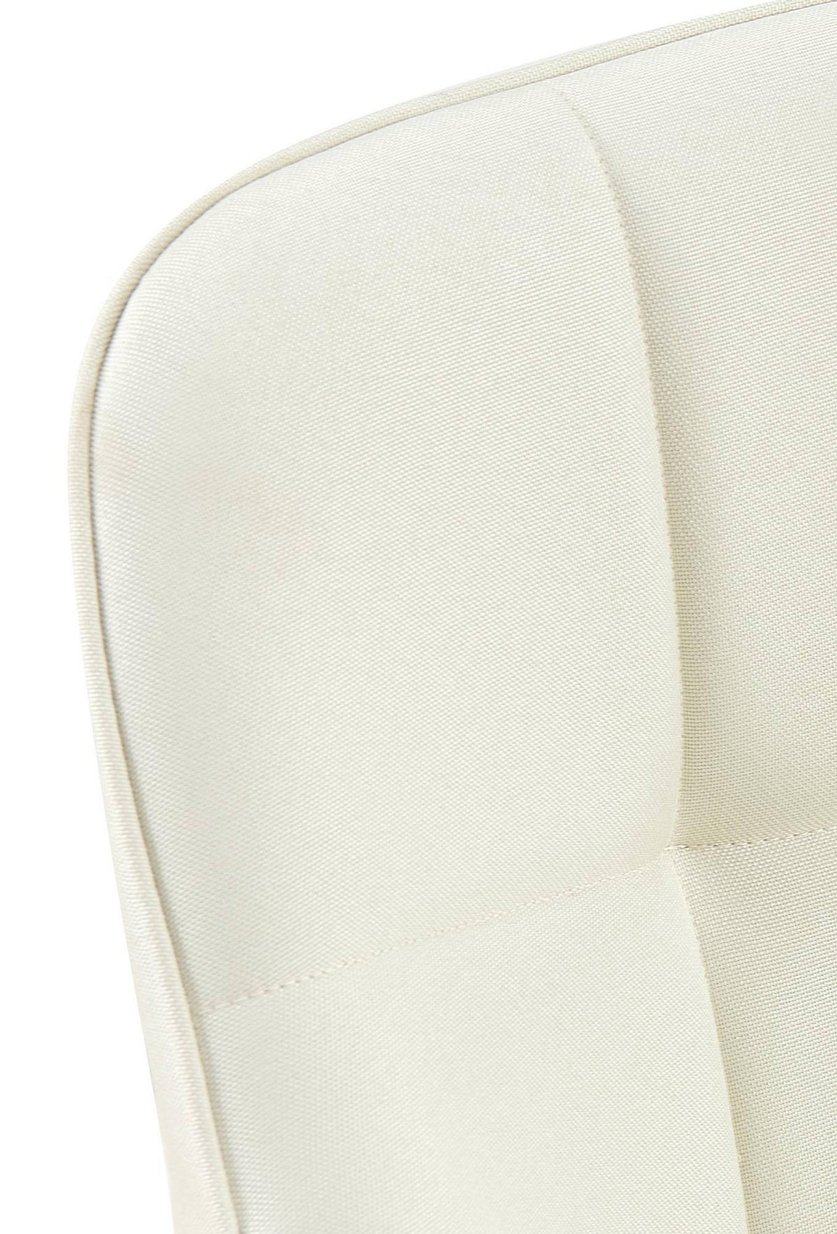 ESSZIMMERSTUHL Gunim Stoff Creme Wohnzimmerstuhl - Creme, Textil (65/85/58cm) - DELUKE