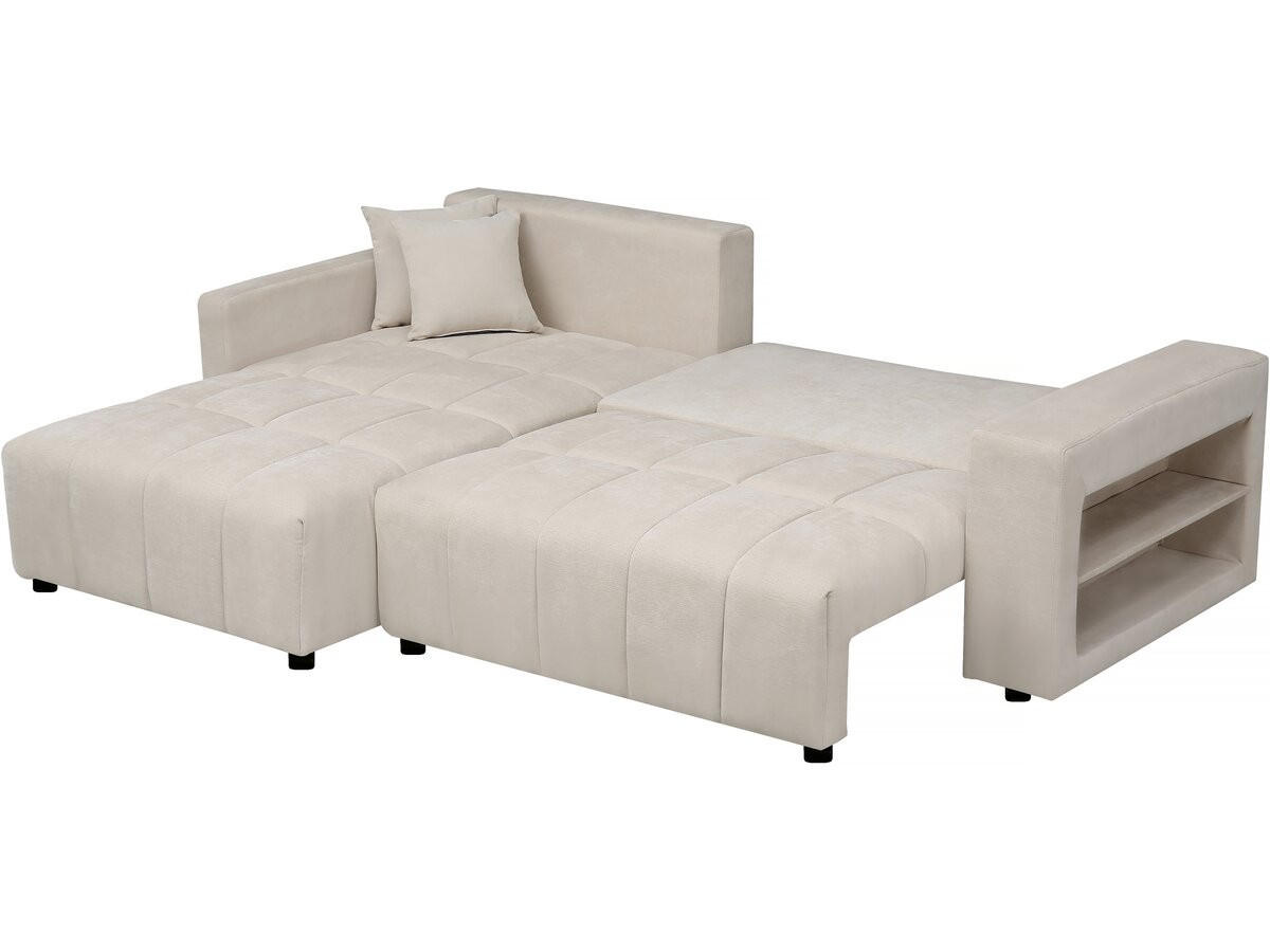 ECKSOFA trocadero beige - Creme, Textil (178/264cm) - Habitat Garten