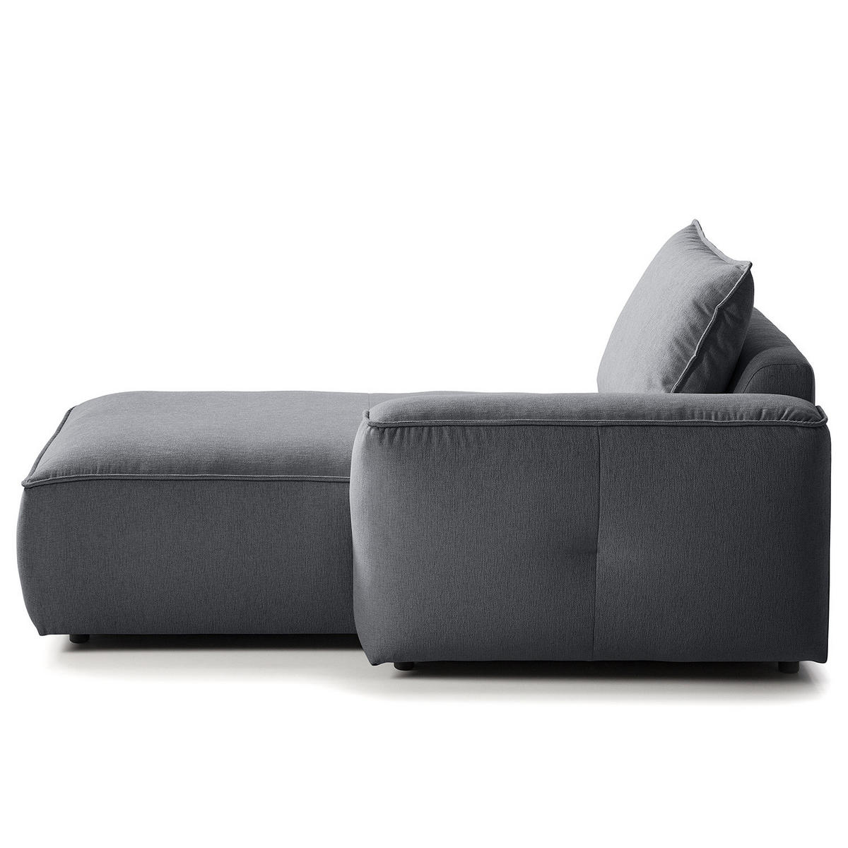MODULLONGCHAIR - Grau, Holz/Textil (170/82/105cm) - home24