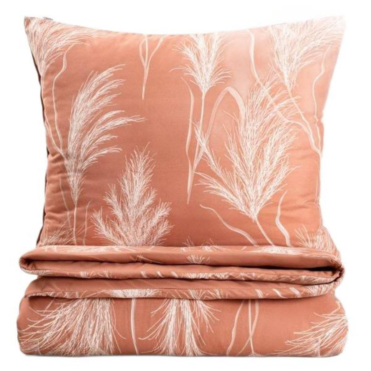 BETTWÄSCHE Vanessa Mikrofaser 160/200 cm - Orange, Textil (160/200cm) - Homla