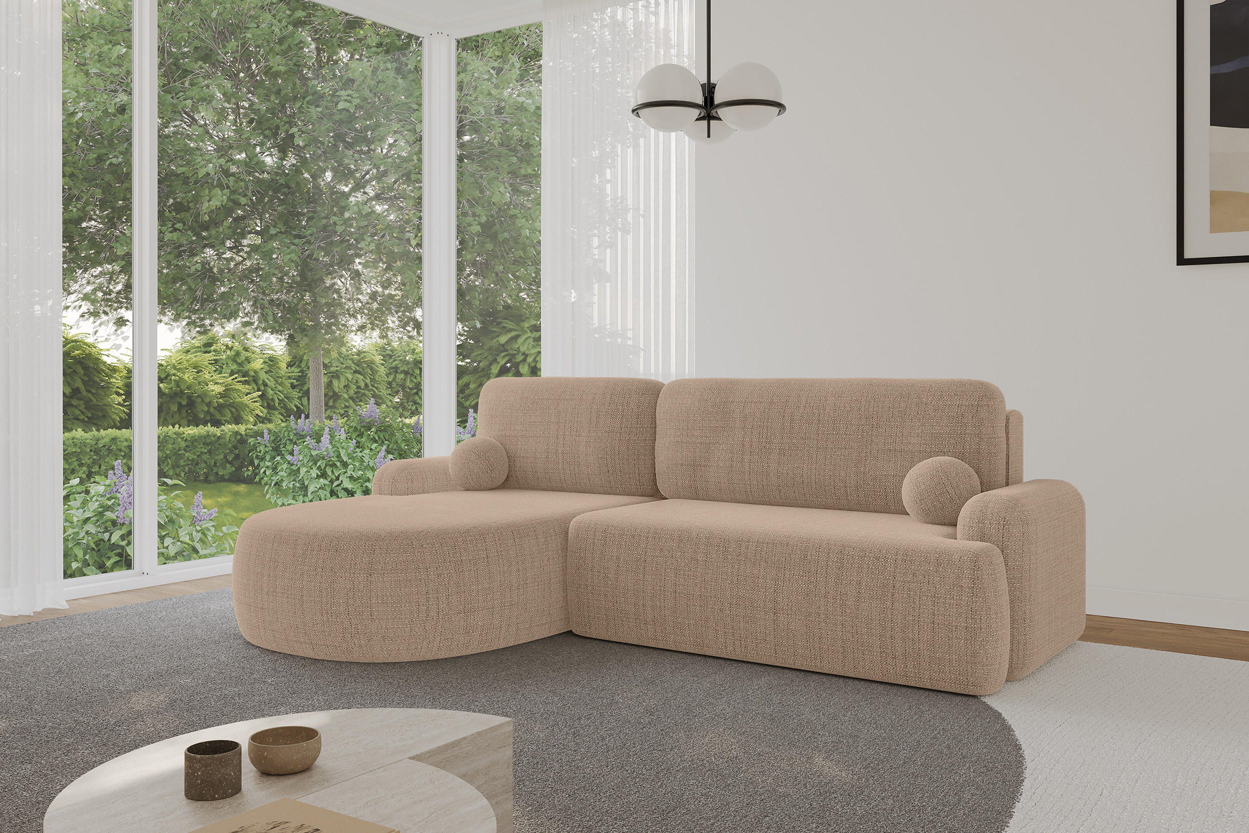 Thumbnail - Altdecor Ecksofa, Sahara, Textil, 264x172 cm, Wohnzimmer, Sofas & Couches, Wohnlandschaften, Ecksofas