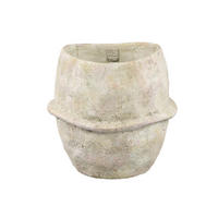 TOPF Haania Beige 30/30/30cm - Beige, Stein (30cm) - PTMD Collection