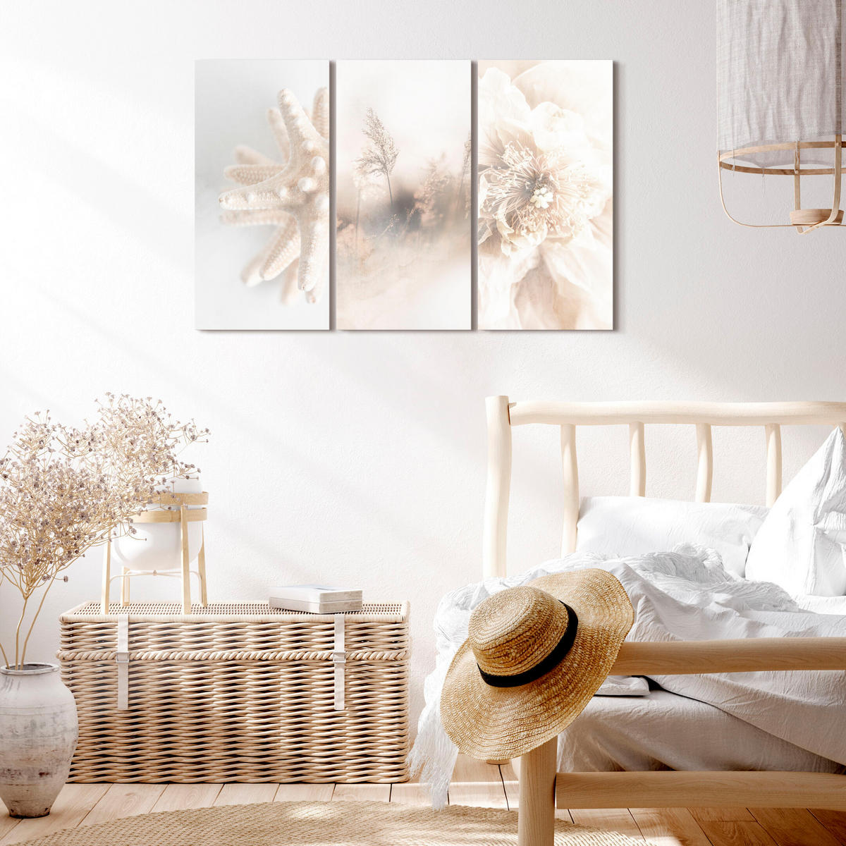 LEINWANDBILD Meer 3-tlg. 90x60 cm - Multicolor, Holz (90/60cm) - LUMASOUL